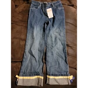 Gymboree outlet flower showers jeans size 5 nwt